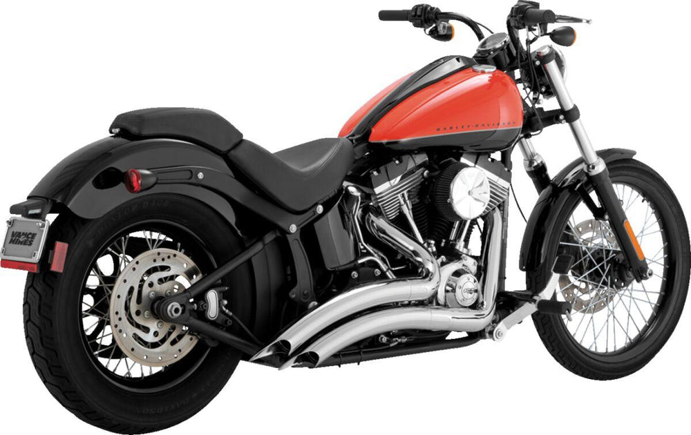 Vance & Hines Big Radius Exhaust System For Harley Davidson FLS 1690 2012-2017 - Chrome