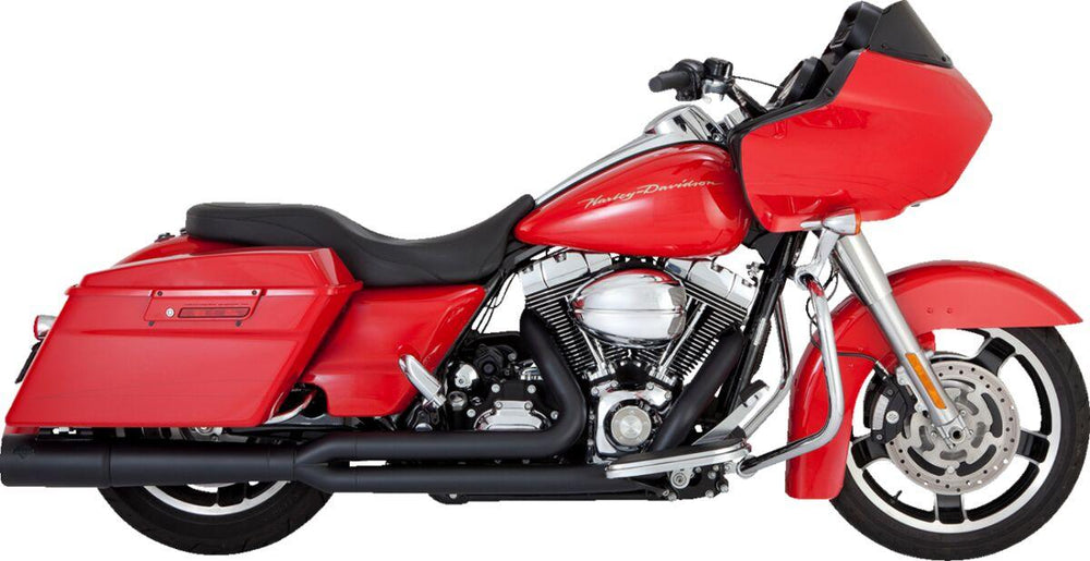 Vance & Hines Pro Pipe 2 Into 1 Exhaust System For Harley Davidson FLHR 1584 2009-2011 - Black
