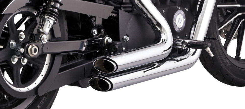 Vance & Hines Shortshots Staggered Exhaust System For Harley Davidson XL1200C 2014-2020 - Chrome