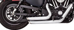 Vance & Hines Shortshots Staggered Exhaust System For Harley Davidson XL1200C 2014-2020 - Chrome