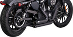 Vance & Hines Shortshots Staggered Exhaust System For Harley Davidson XL1200C 2014-2020 - Black