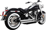 Vance & Hines Big Shots Staggered 2-into-2 Exhaust System For Harley Davidson FXST 1750 2020-2024 - Chrome