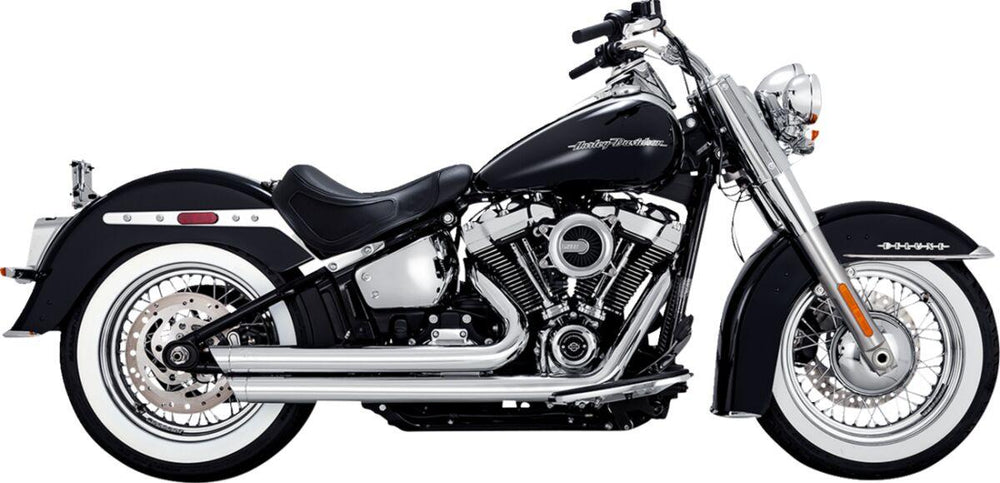 Vance & Hines Big Shots Staggered 2-into-2 Exhaust System For Harley Davidson FXST 1750 2020-2024 - Chrome