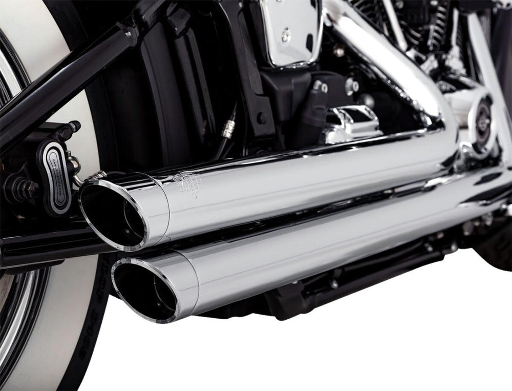 Vance & Hines Big Shots Staggered 2-into-2 Exhaust System For Harley Davidson FXST 1750 2020-2024 - Chrome