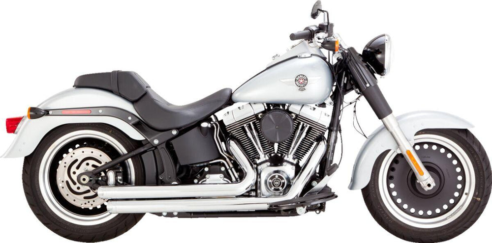 Vance & Hines Big Shots Staggered 2-into-2 Exhaust System For Harley Davidson FLS 1690 2012-2016 - Chrome