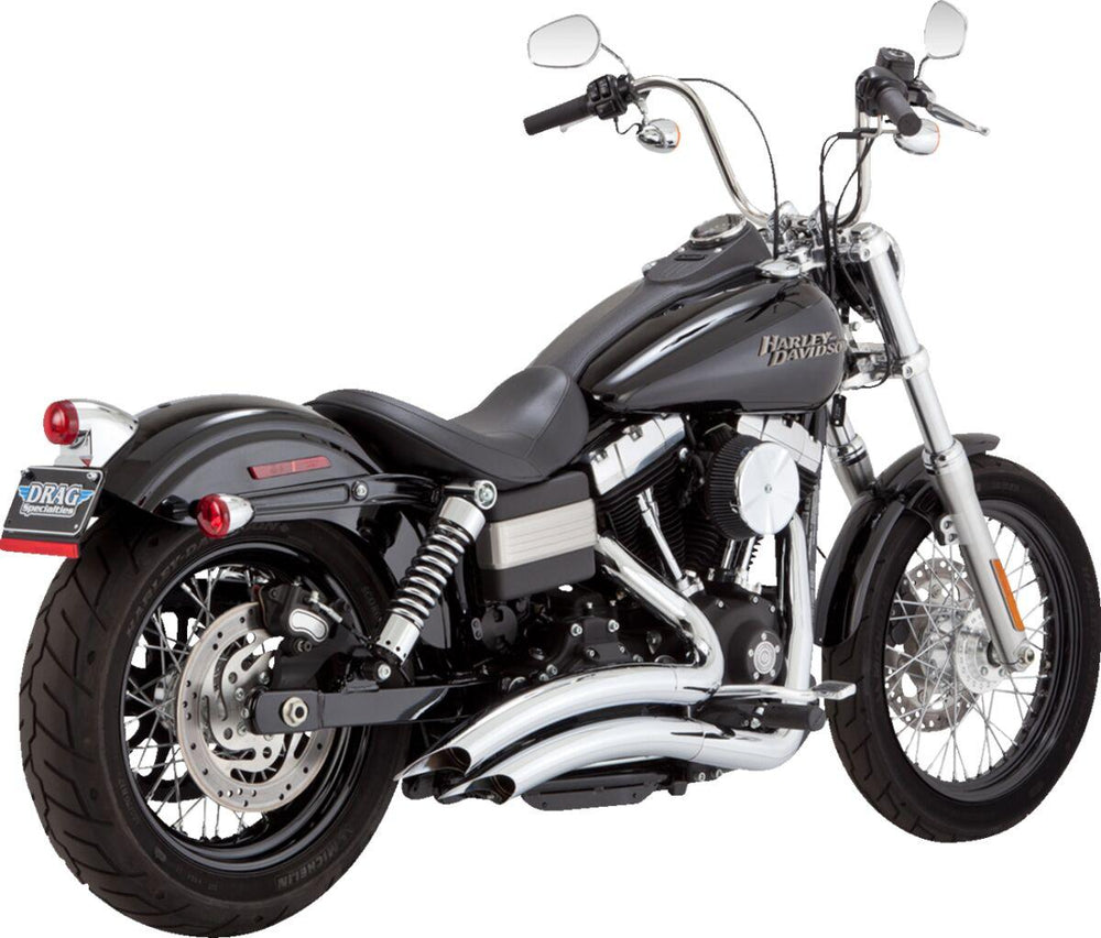 Vance & Hines Big Radius Exhaust System For Harley Davidson FXD 1584 2007-2010 - Chrome