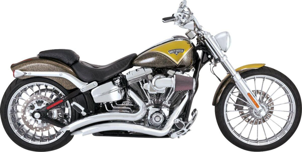 Vance & Hines Big Radius Exhaust System For Harley Davidson FXSB 1690 2013 - Chrome