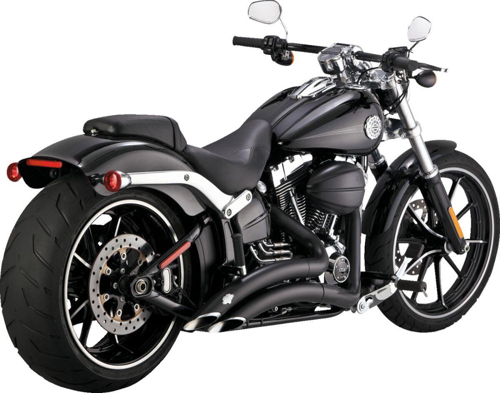 Vance & Hines Big Radius Exhaust System For Harley Davidson FXSB 1690 2013 - Black