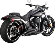 Vance & Hines Big Radius Exhaust System For Harley Davidson FXSB 1690 2013 - Black