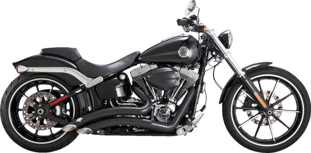 Vance & Hines Big Radius Exhaust System For Harley Davidson FXSB 1690 2013 - Black