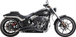 Vance & Hines Big Radius Exhaust System For Harley Davidson FXSB 1690 2013 - Black