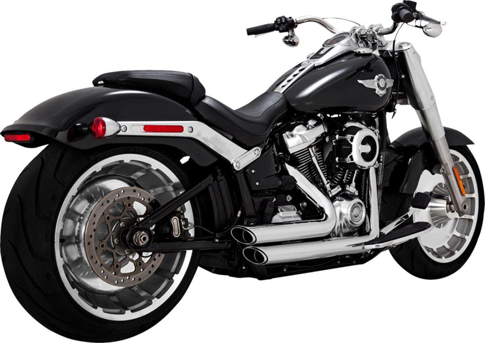 Vance & Hines Shortshots Staggered Exhaust System For Harley Davidson FLFB 1750 ABS 2018-2020 - Chrome