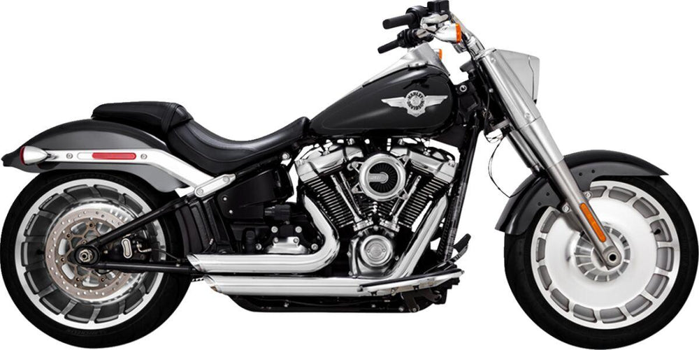 Vance & Hines Shortshots Staggered Exhaust System For Harley Davidson FLFB 1750 ABS 2018-2020 - Chrome