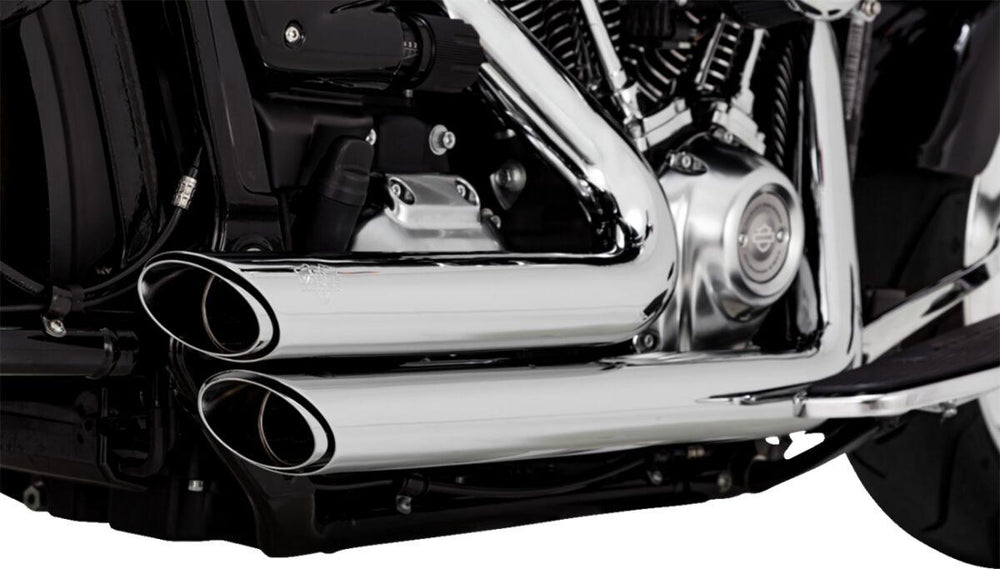 Vance & Hines Shortshots Staggered Exhaust System For Harley Davidson FLFB 1750 ABS 2018-2020 - Chrome
