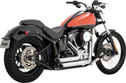Vance & Hines Shortshots Staggered Exhaust System For Harley Davidson FLS 1690 2012-2017 - Chrome