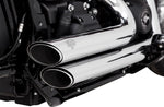 Vance & Hines Shortshots Staggered Exhaust System For Harley Davidson FLDE 1750 2018-2020 - Chrome