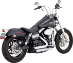 Vance & Hines Shortshots Staggered Exhaust System For Harley Davidson FXDB 1584 2012-2013 - Chrome