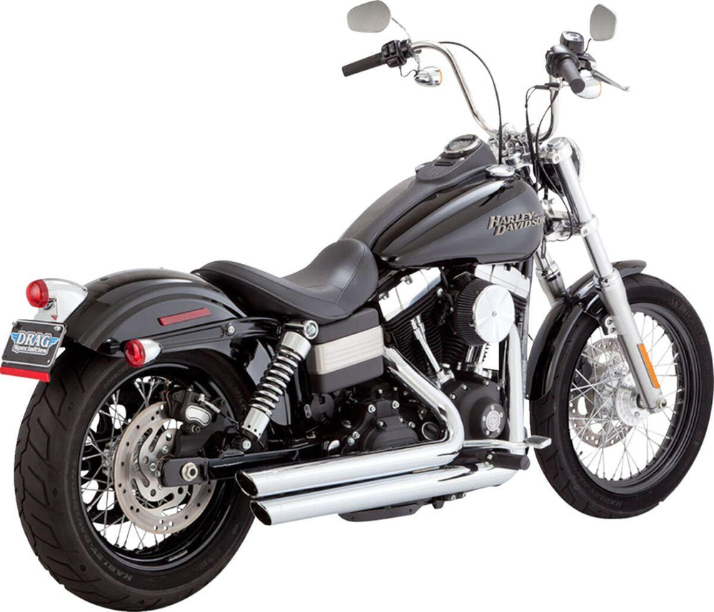 Vance & Hines 2-into-2 Big Shots Exhaust System For Harley Davidson FXD 1584 2007-2010 - Chrome