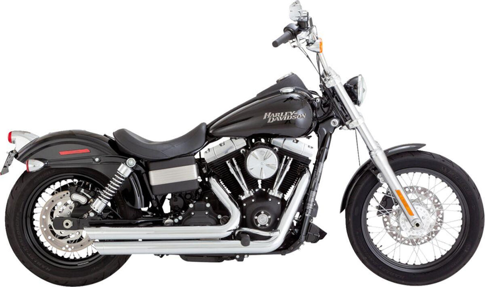 Vance & Hines 2-into-2 Big Shots Exhaust System For Harley Davidson FXD 1584 2007-2010 - Chrome