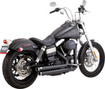 Vance & Hines 2-into-2 Big Shots Exhaust System For Harley Davidson FXD 1584 2007-2010 - Black