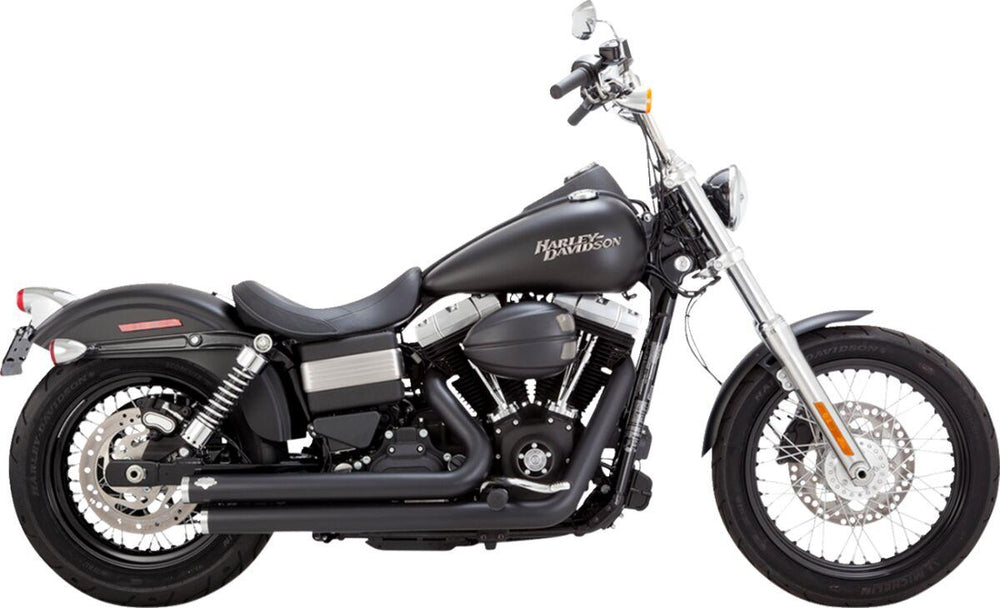 Vance & Hines 2-into-2 Big Shots Exhaust System For Harley Davidson FXD 1584 2007-2010 - Black