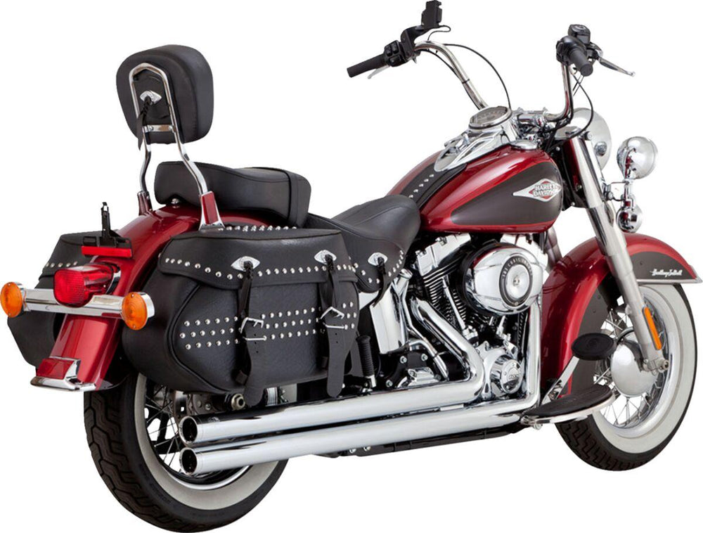Vance & Hines 2-into-2 Big Shots Exhaust System For Harley Davidson FXSTI 1450 EFI 2004-2006 - Chrome