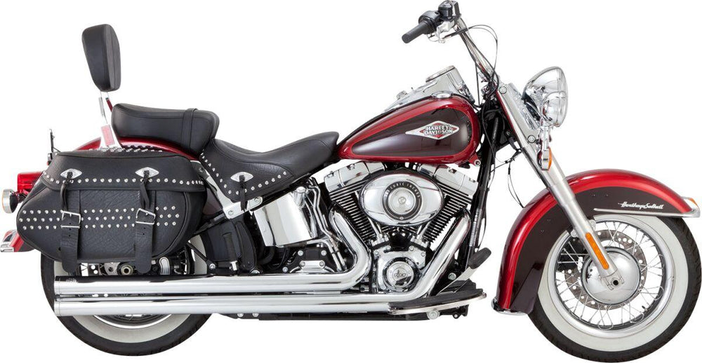 Vance & Hines 2-into-2 Big Shots Exhaust System For Harley Davidson FXSTI 1450 EFI 2004-2006 - Chrome