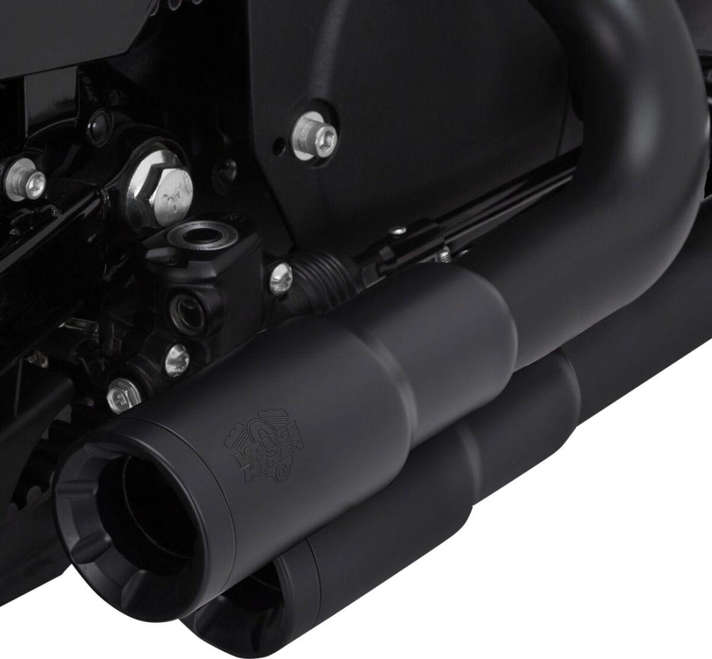 Vance & Hines 2-into-2 Mini Grenades Exhaust System For Harley Davidson XL1200C 2014-2020 - Black