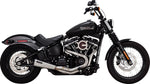 Vance & Hines 2 Into 1 Upsweep Exhaust System For Harley Davidson FLDE 1750 2018-2020 - Brushed