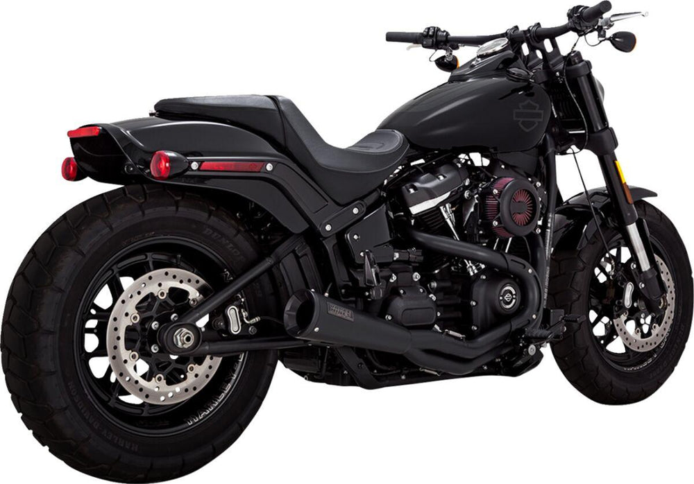 Vance & Hines 2 Into 1 Upsweep Exhaust System For Harley Davidson FLDE 1750 ABS 2018-2020 - Black
