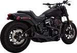 Vance & Hines 2 Into 1 Upsweep Exhaust System For Harley Davidson FLDE 1750 ABS 2018-2020 - Black