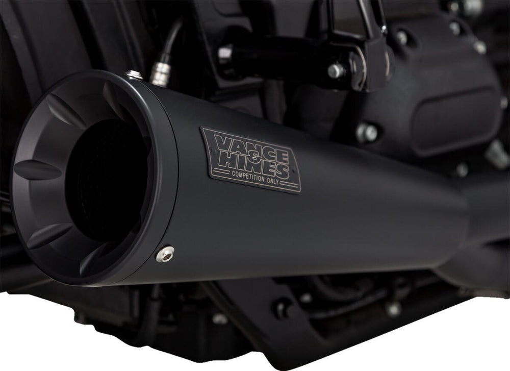 Vance & Hines 2 Into 1 Upsweep Exhaust System For Harley Davidson FLDE 1750 ABS 2018-2020 - Black