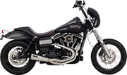 Vance & Hines 2 Into 1 Upsweep Exhaust System For Harley Davidson FXD 1340 1995-1998 - Brushed