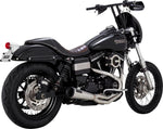 Vance & Hines 2 Into 1 Upsweep Exhaust System For Harley Davidson FXD 1340 1995-1998 - Brushed