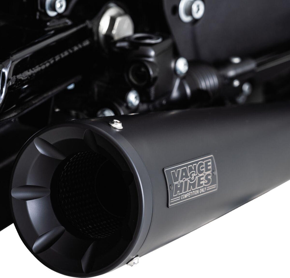 Vance & Hines Upsweep 2 Into 1 Exhaust System For Harley Davidson XL 1200 C 2004-2013 - Matte Black