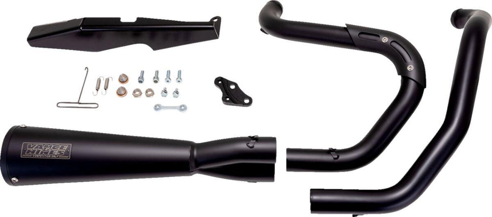 Vance & Hines Upsweep 2 Into 1 Exhaust System For Harley Davidson XL 1200 C 2004-2013 - Matte Black