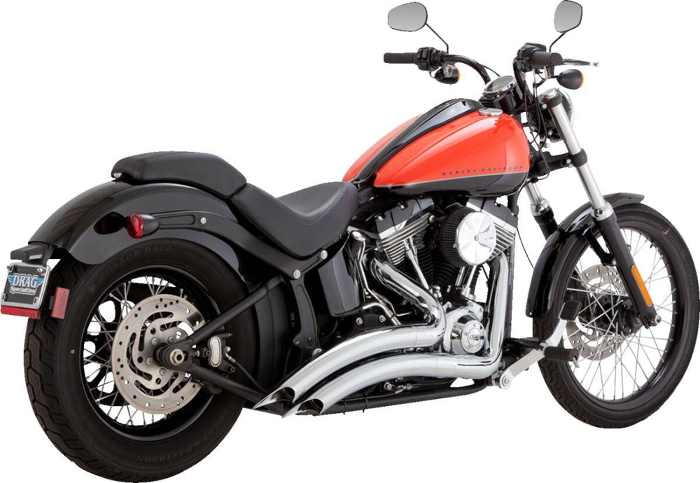 Vance & Hines 2-into-2 Big Radius Exhaust System For Harley Davidson FLST 1340 1986-1990 - Chrome