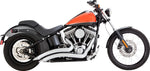 Vance & Hines 2-into-2 Big Radius Exhaust System For Harley Davidson FLST 1340 1986-1990 - Chrome