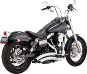 Vance & Hines 2-into-2 Big Radius Exhaust System For Harley Davidson FXD 1584 2007-2009 - Chrome