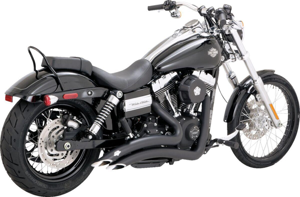 Vance & Hines 2-into-2 Big Radius Exhaust System For Harley Davidson FXD 1584 2007-2009 - Black