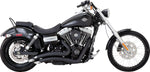 Vance & Hines 2-into-2 Big Radius Exhaust System For Harley Davidson FXD 1584 2007-2009 - Black