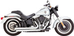 Vance & Hines Exhaust System For Harley Davidson FLST 1340 1986-1990 - Chrome