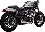 Vance & Hines Exhaust System For Harley Davidson XL1200C 2004-2013 - Brushed