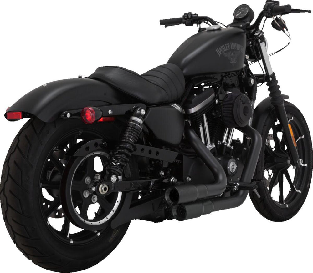 Vance & Hines Mini Grenades Exhaust System For Harley Davidson XL1200C 2004-2013 - Black