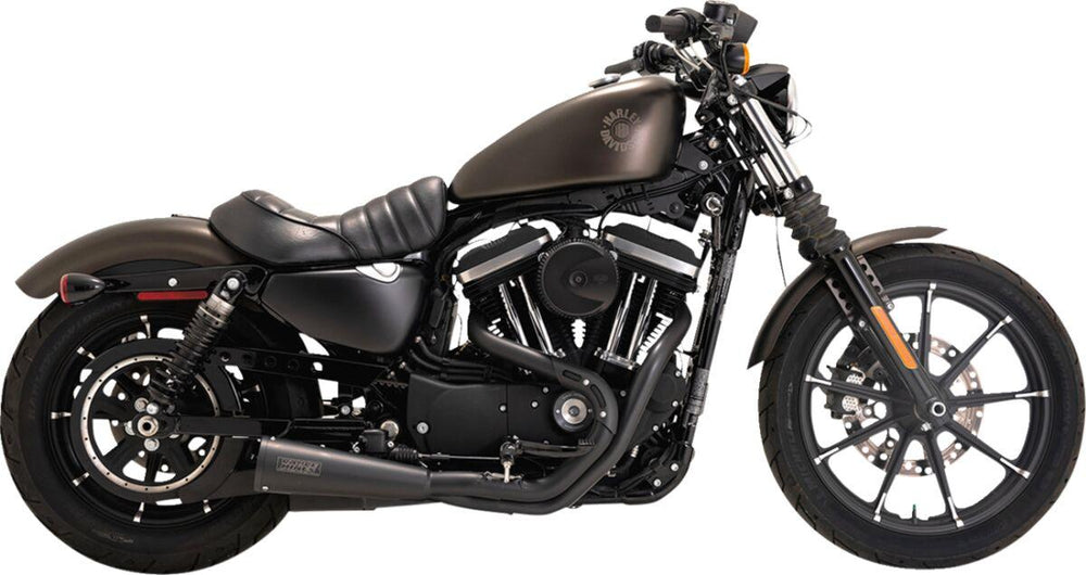 Vance & Hines 2 Into 1 Upsweep PCX Exhaust System For Harley Davidson XL1200C 2014-2020 - Black