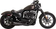 Vance & Hines 2 Into 1 Upsweep PCX Exhaust System For Harley Davidson XL1200C 2014-2020 - Black