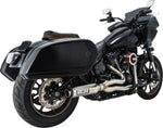 Vance & Hines 2 Into 1 Supersport Exhaust System For Harley Davidson FLDE 1750 ABS 2018-2020 - Brushed
