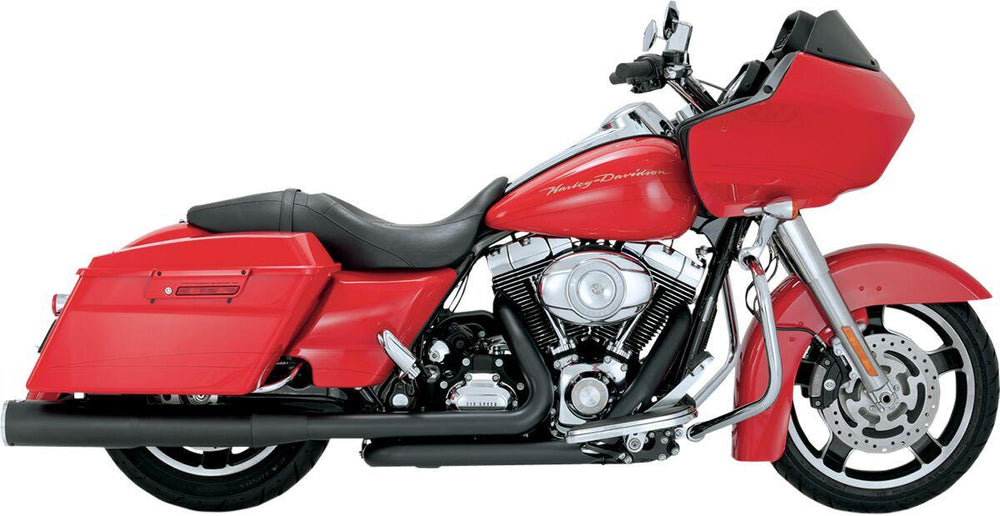 Vance & Hines Hi-Output Silencers For Harley Davidson FLHR 1340 1995-1998 - Black