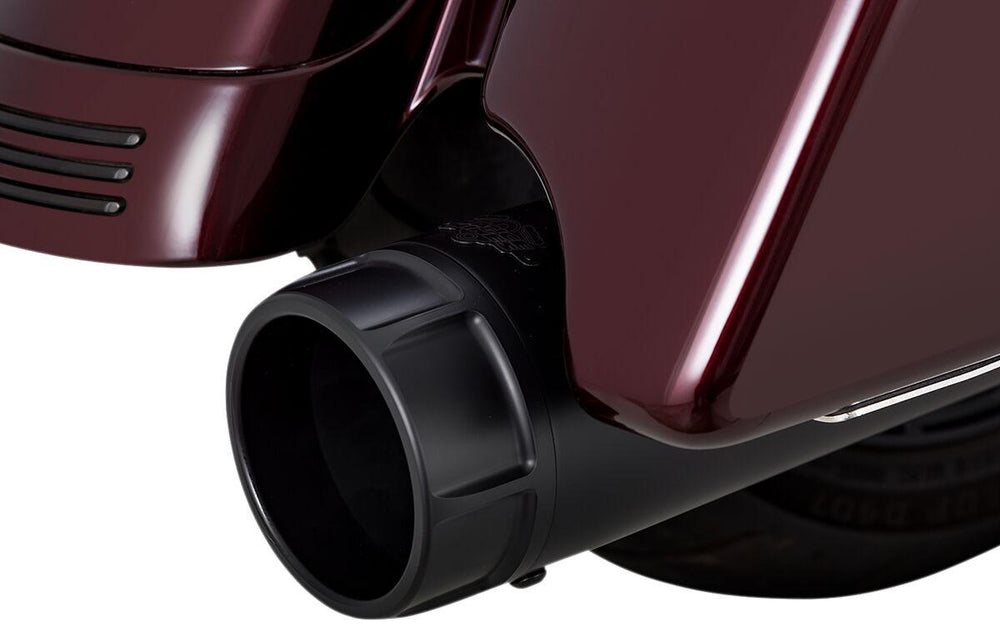 Vance & Hines Torquer 450 Silencers For Harley Davidson FLH 1868 ABS 2021 - Black