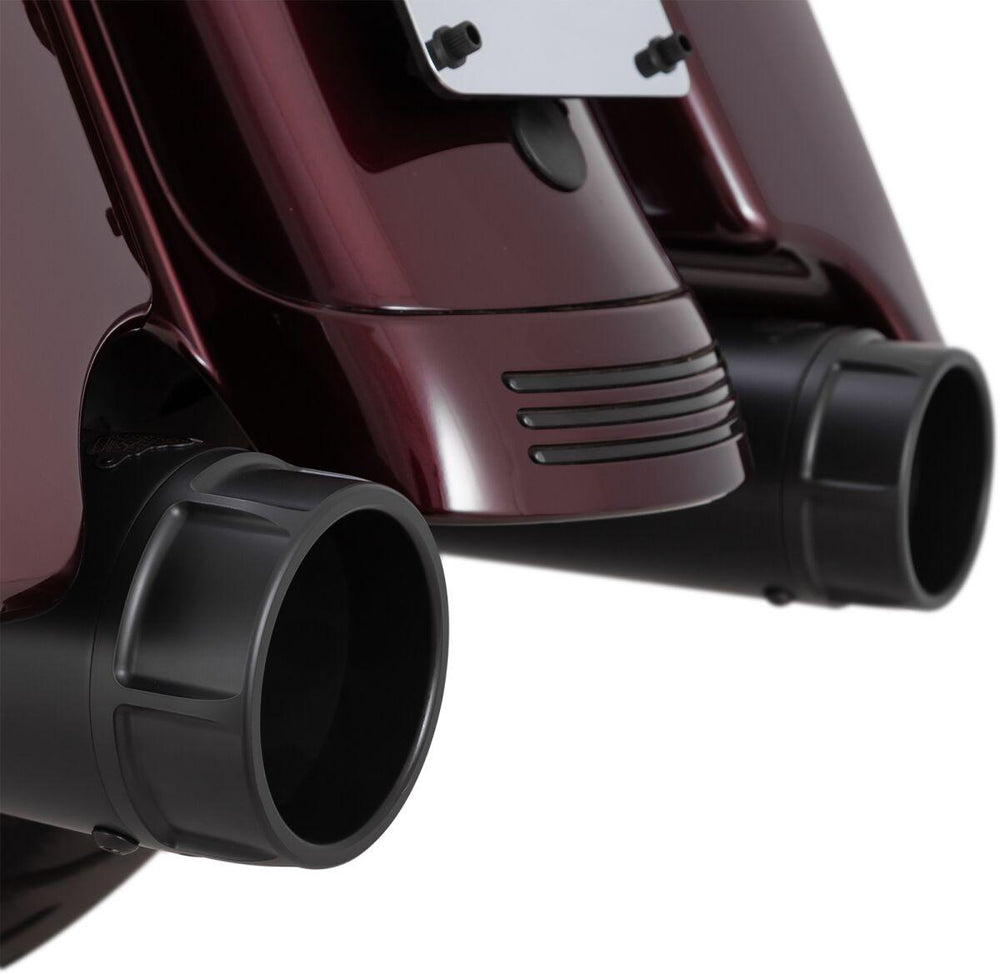 Vance & Hines Torquer 450 Silencers For Harley Davidson FLH 1868 ABS 2021 - Black